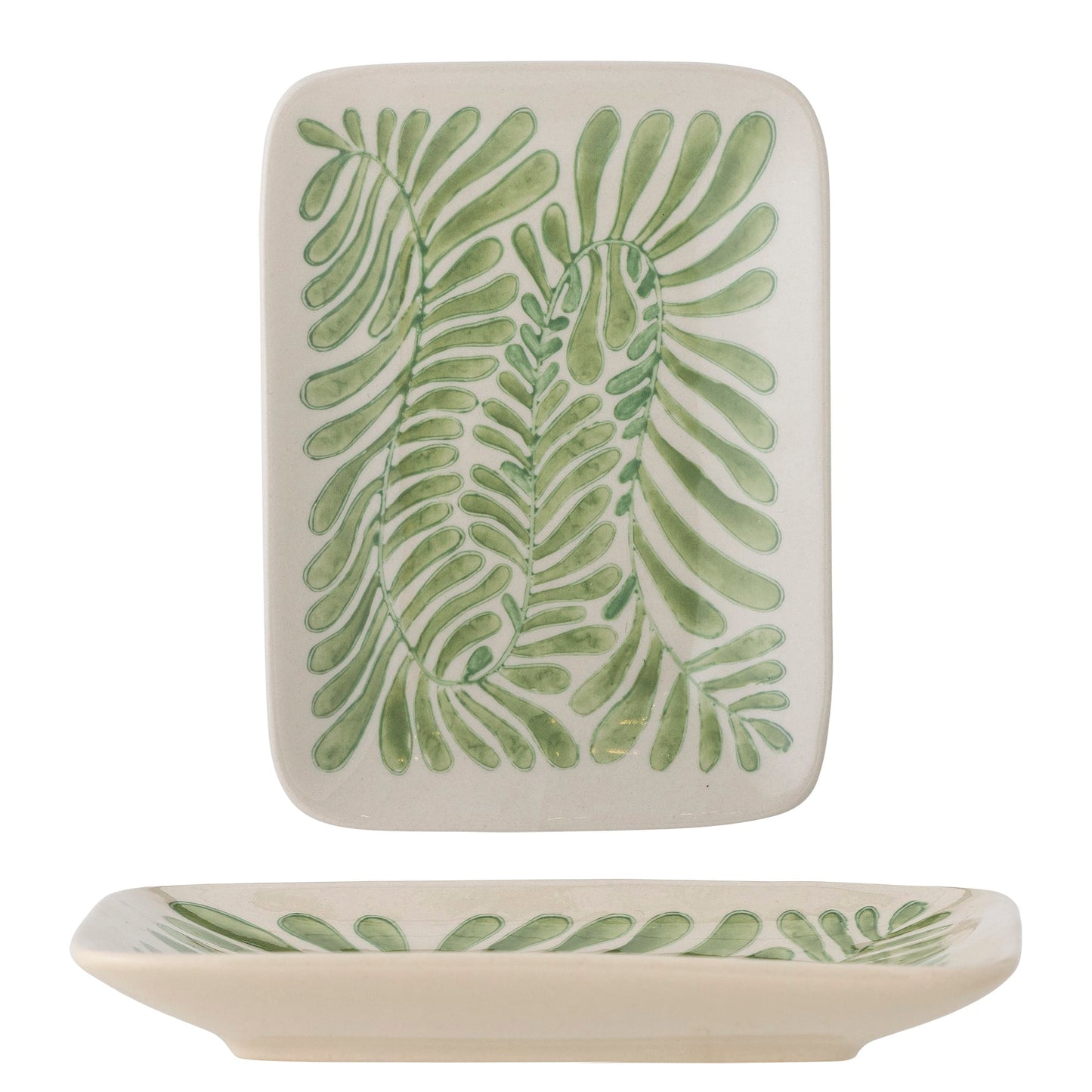 Stoneware (new) Fern Plate Tarragon 27218