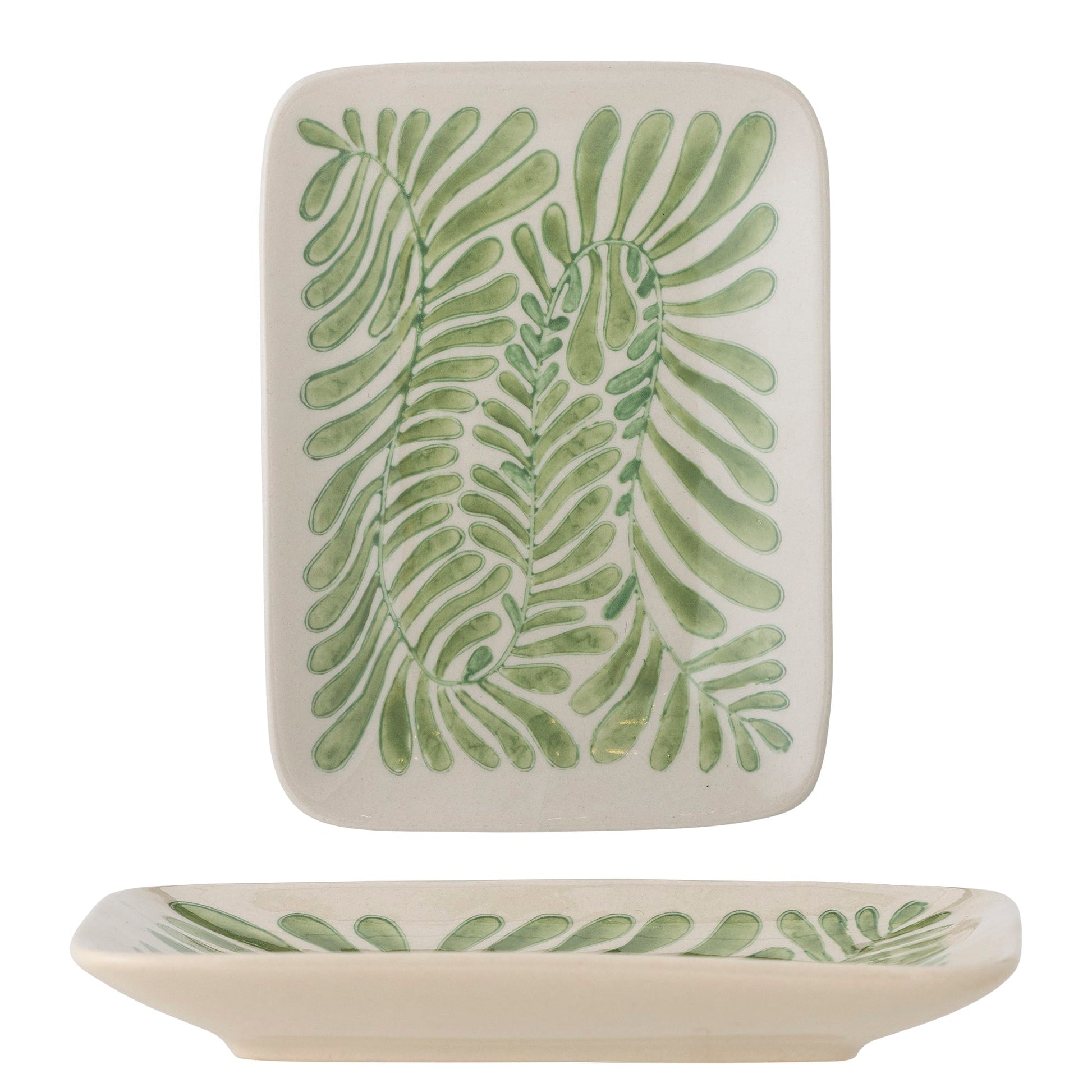 Stoneware (new) Fern Plate Tarragon 27218