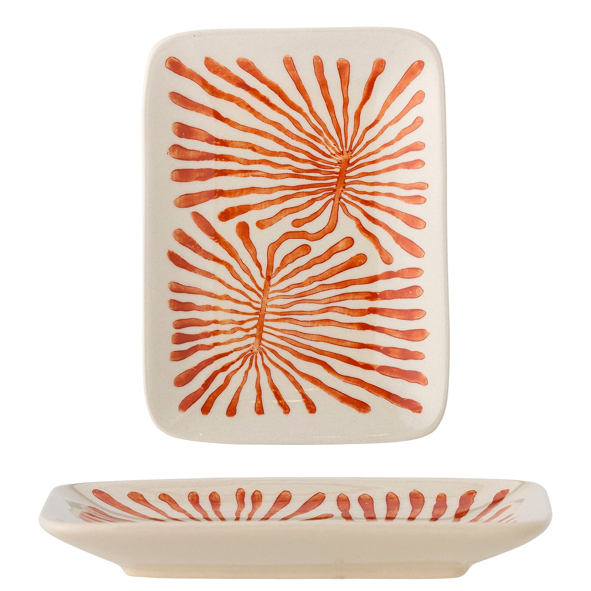 Stoneware (new) Fern Plate Tiger 27219