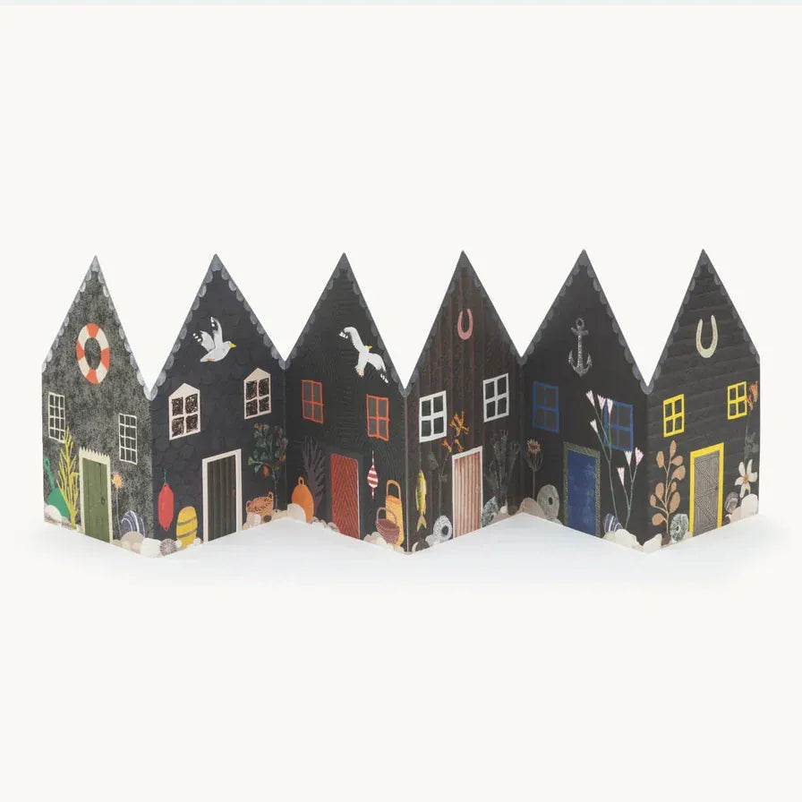 Greetings Cards & Stationery Fisherman's Hut Concertina Card 27676