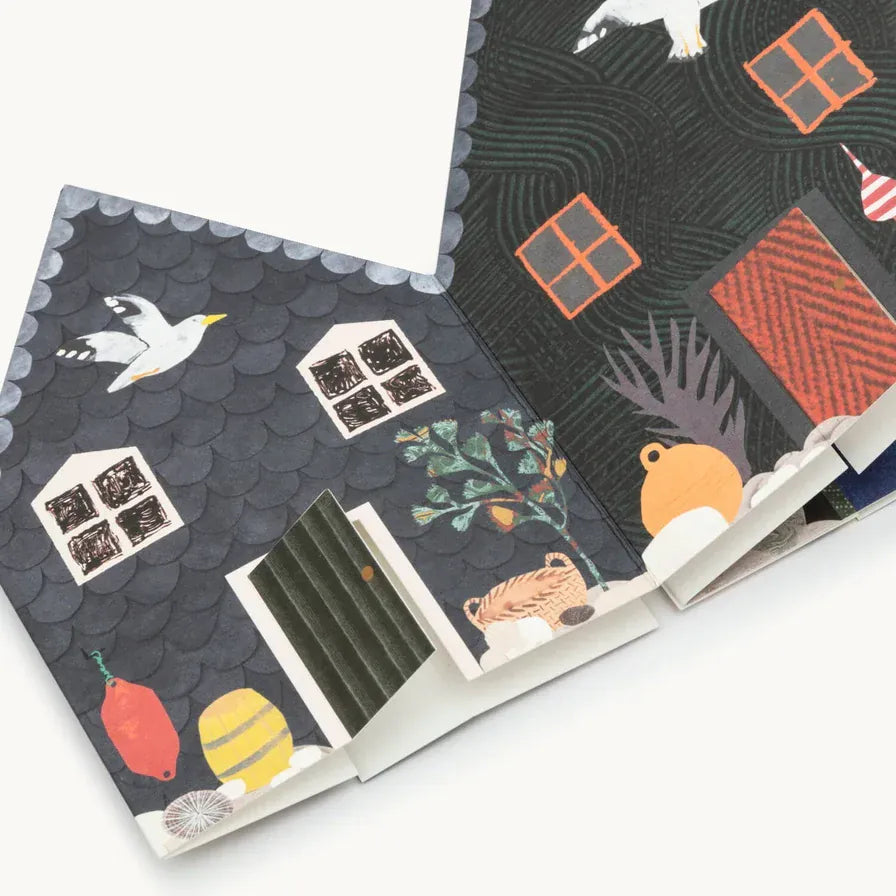 Greetings Cards & Stationery Fisherman's Hut Concertina Card 27676