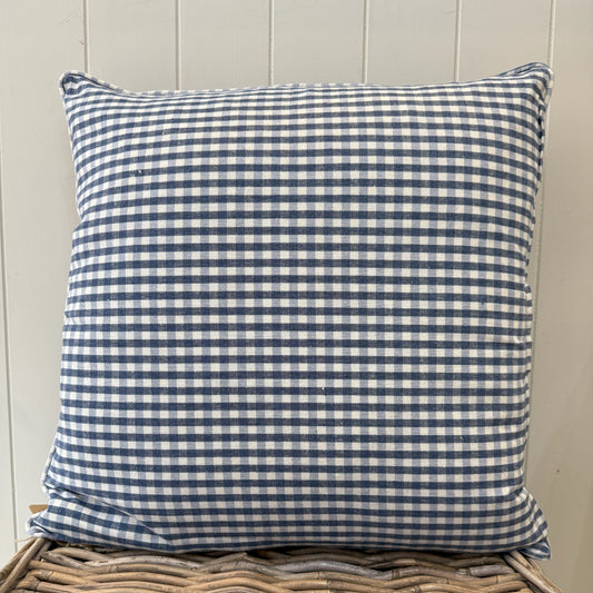 Cushions Gingham Cushion - Blueberry- 50x50cm 24955