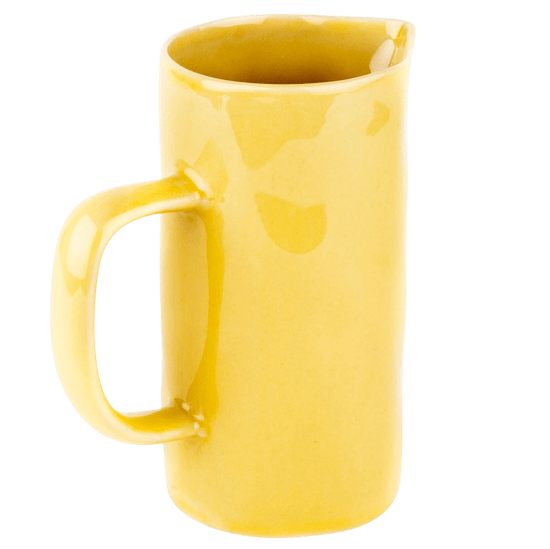 Kitchenalia Hand Painted Stoneware Jug Yellow / small 21670