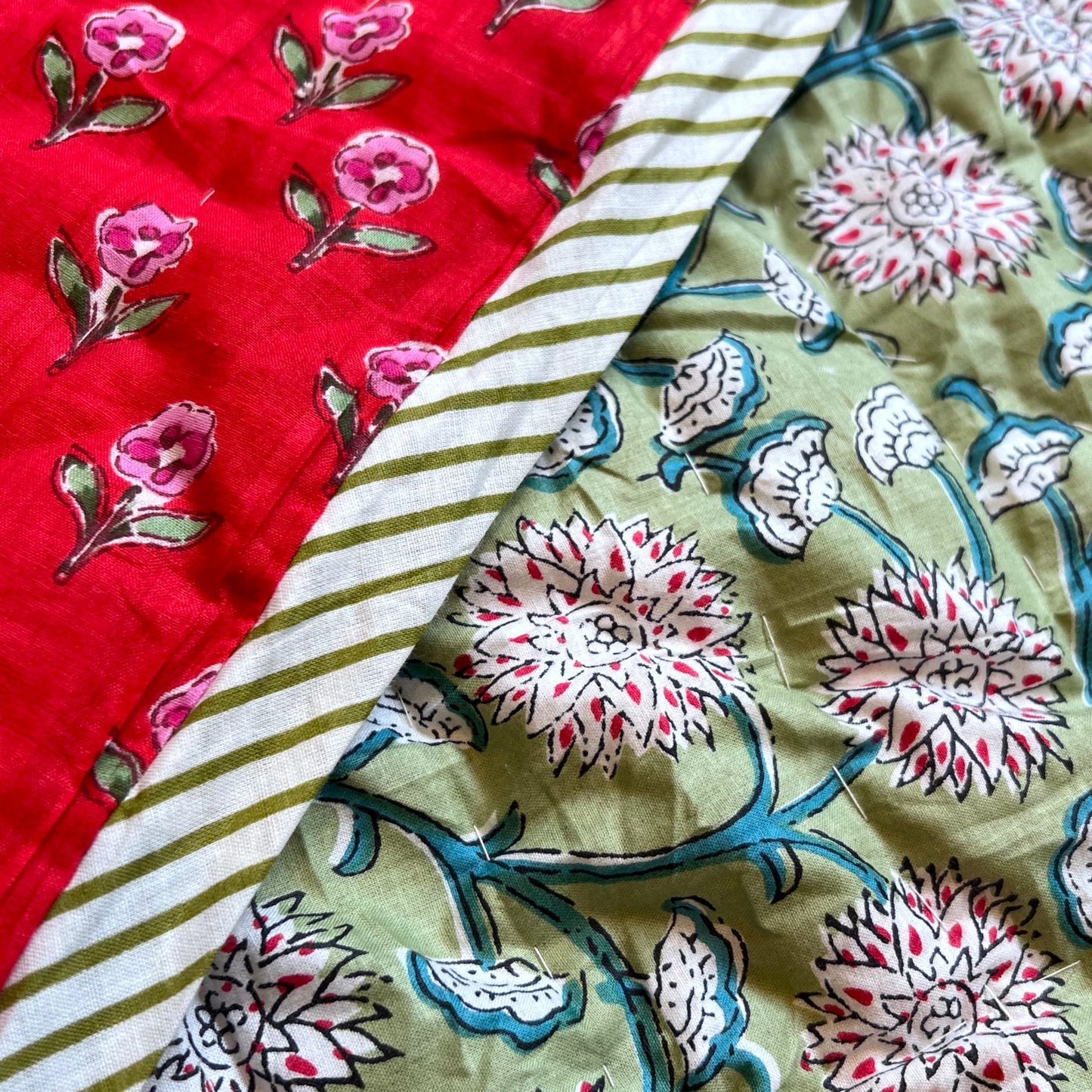 Quilt Handmade Quilt - Cottage Blossom Trail 27725