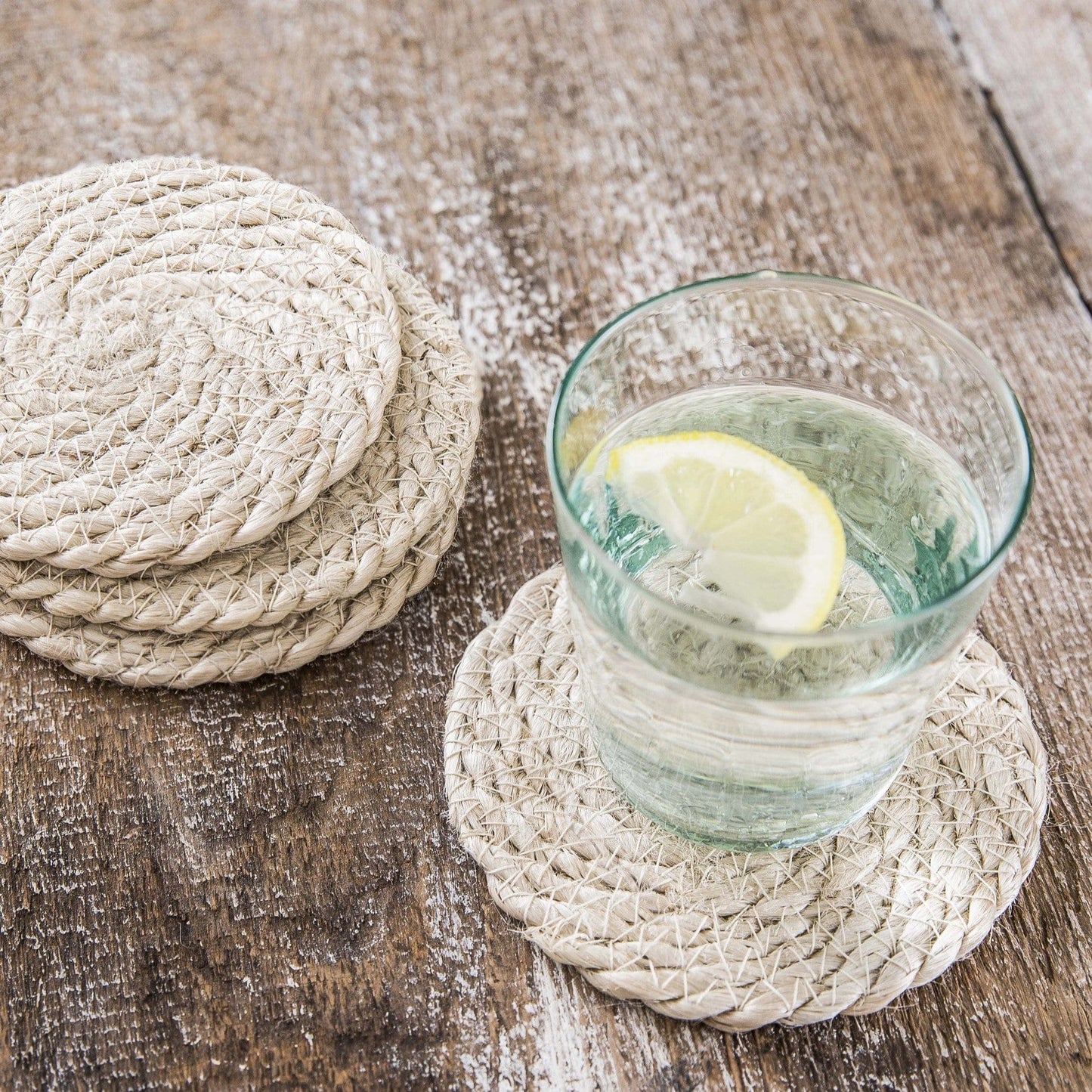 Kitchenalia Heyford Jute Coasters/ Natural - Set of 4 27662