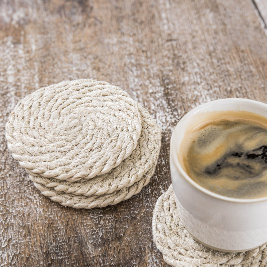 Kitchenalia Heyford Jute Coasters/ Natural - Set of 4 27662