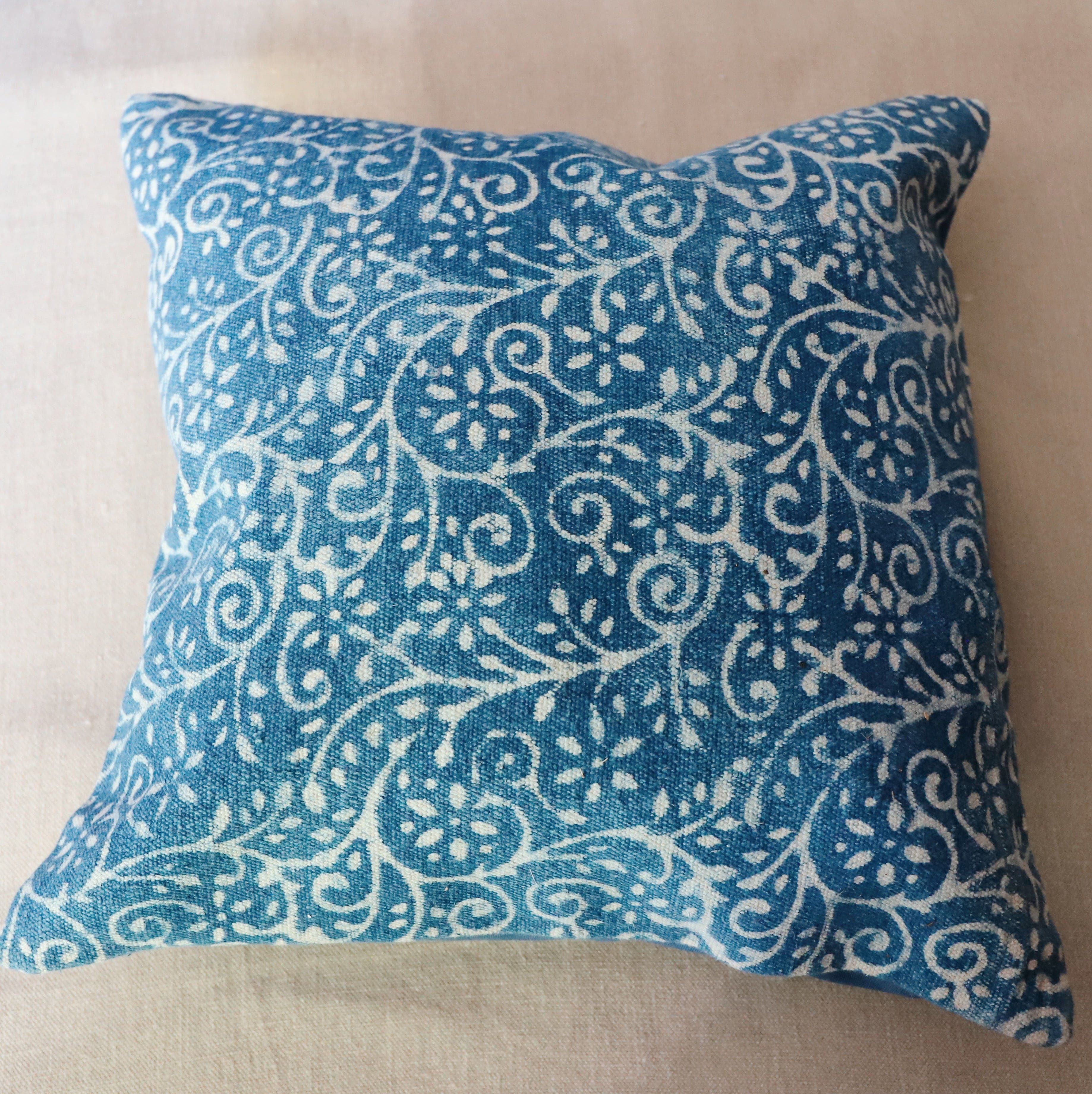 Indigo blue clearance cushions