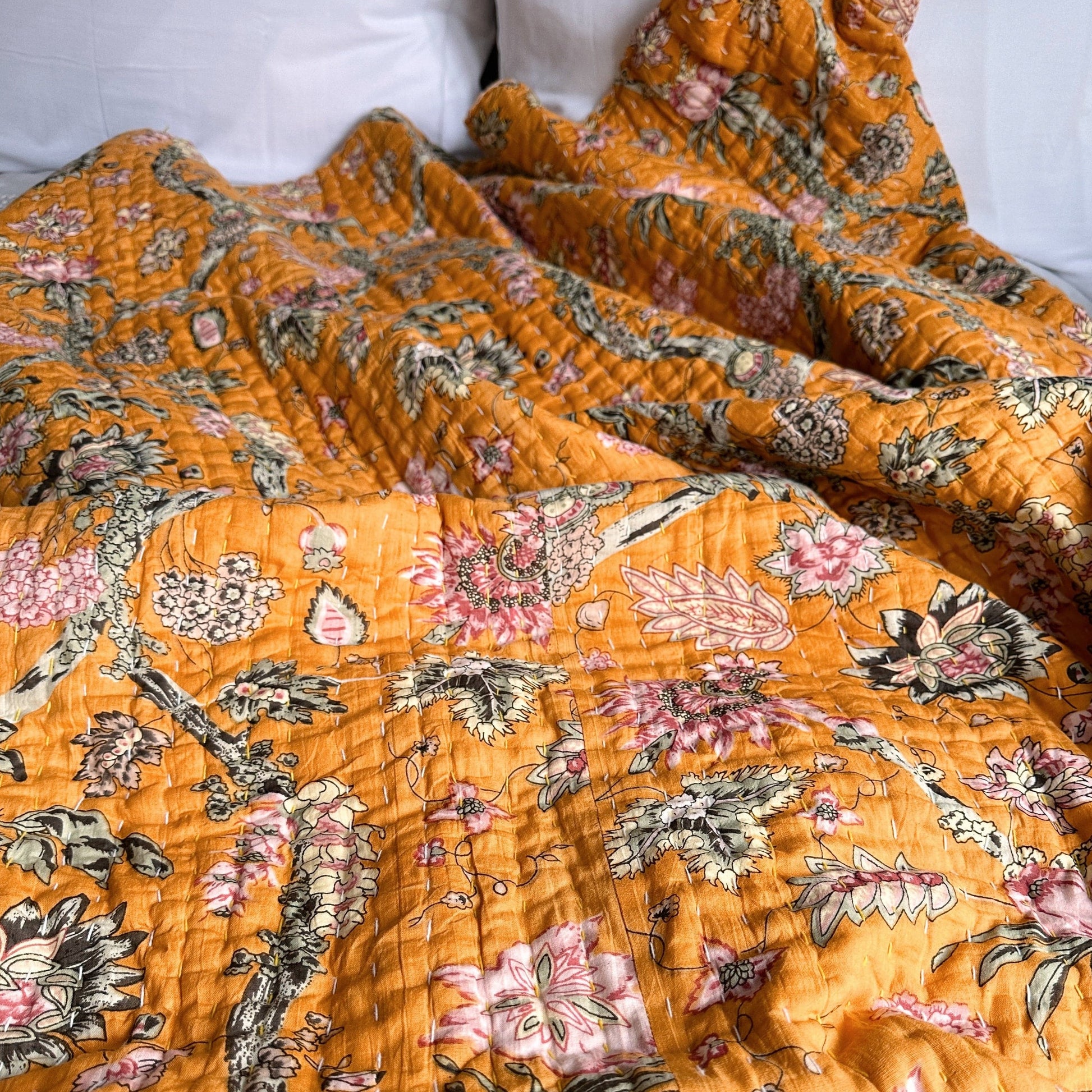 Kanthas & Kantha Quilts Kantha Quilt/Bedspread