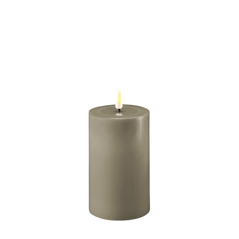 Others LED Pillar Candle D: 7.5 cm x 12.5 cm Sand 22489