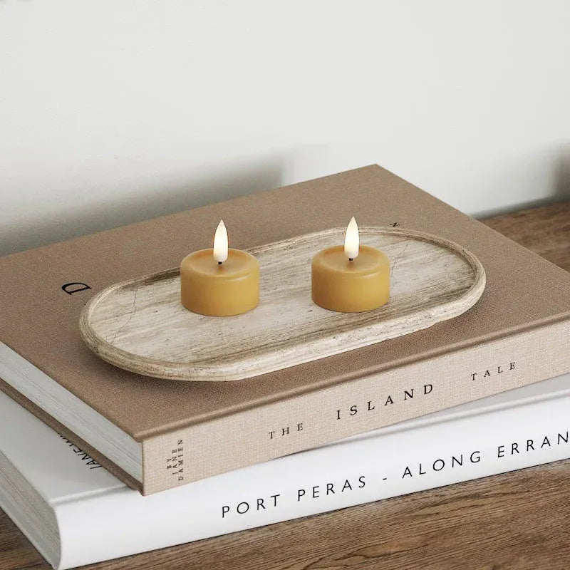 LED Candles LED Tealight Candle - Pack of Two Curry 27598