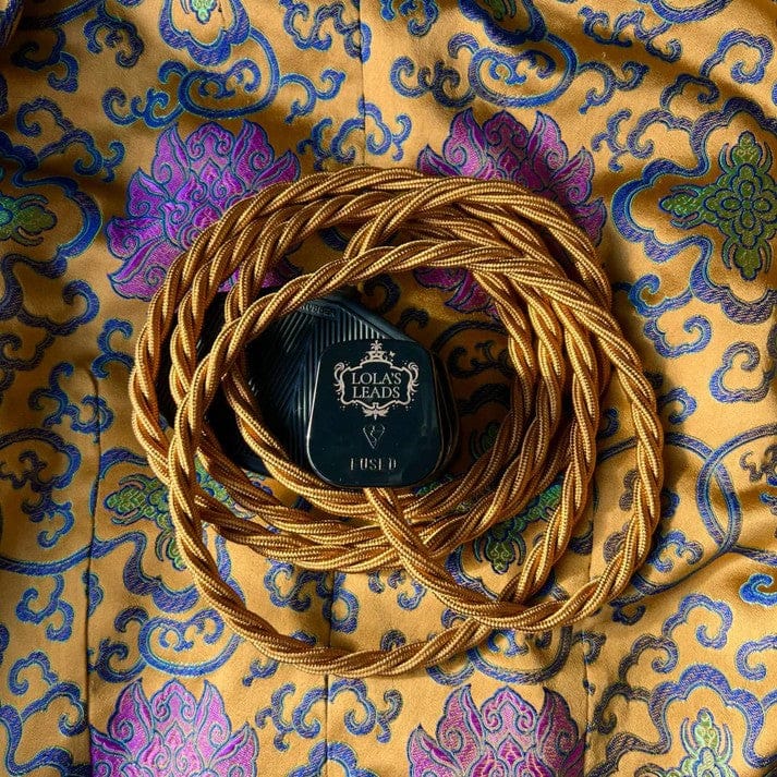 Misc Lola's Leads Fabric Extension Cable 2m / Caramac 27254