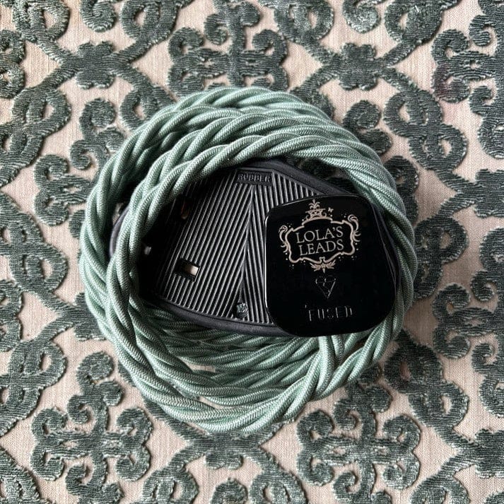 Misc Lola's Leads Fabric Extension Cable 2m / Moon Moth 26143