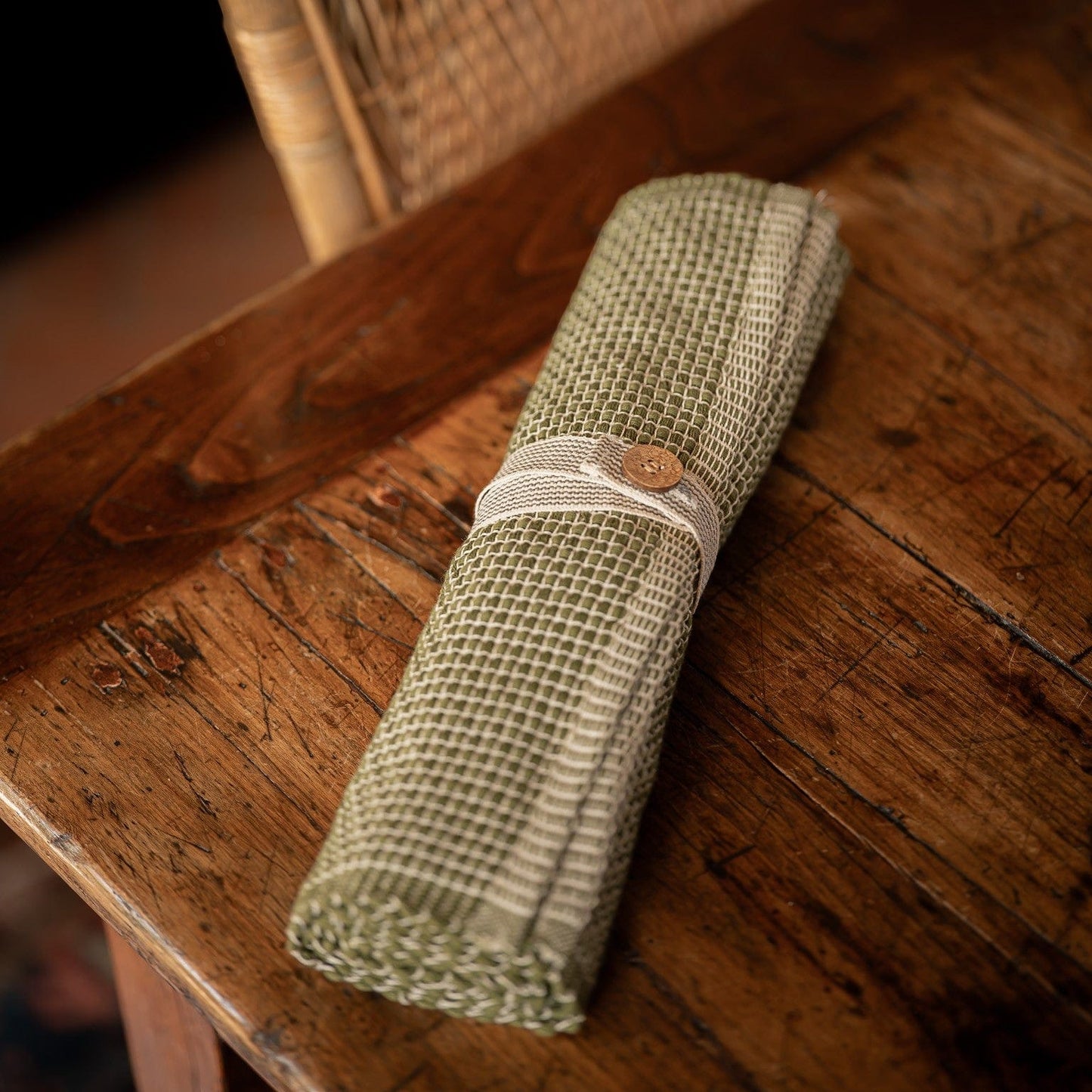 Table Runners Luxury Woven Table Runner Caper 27447