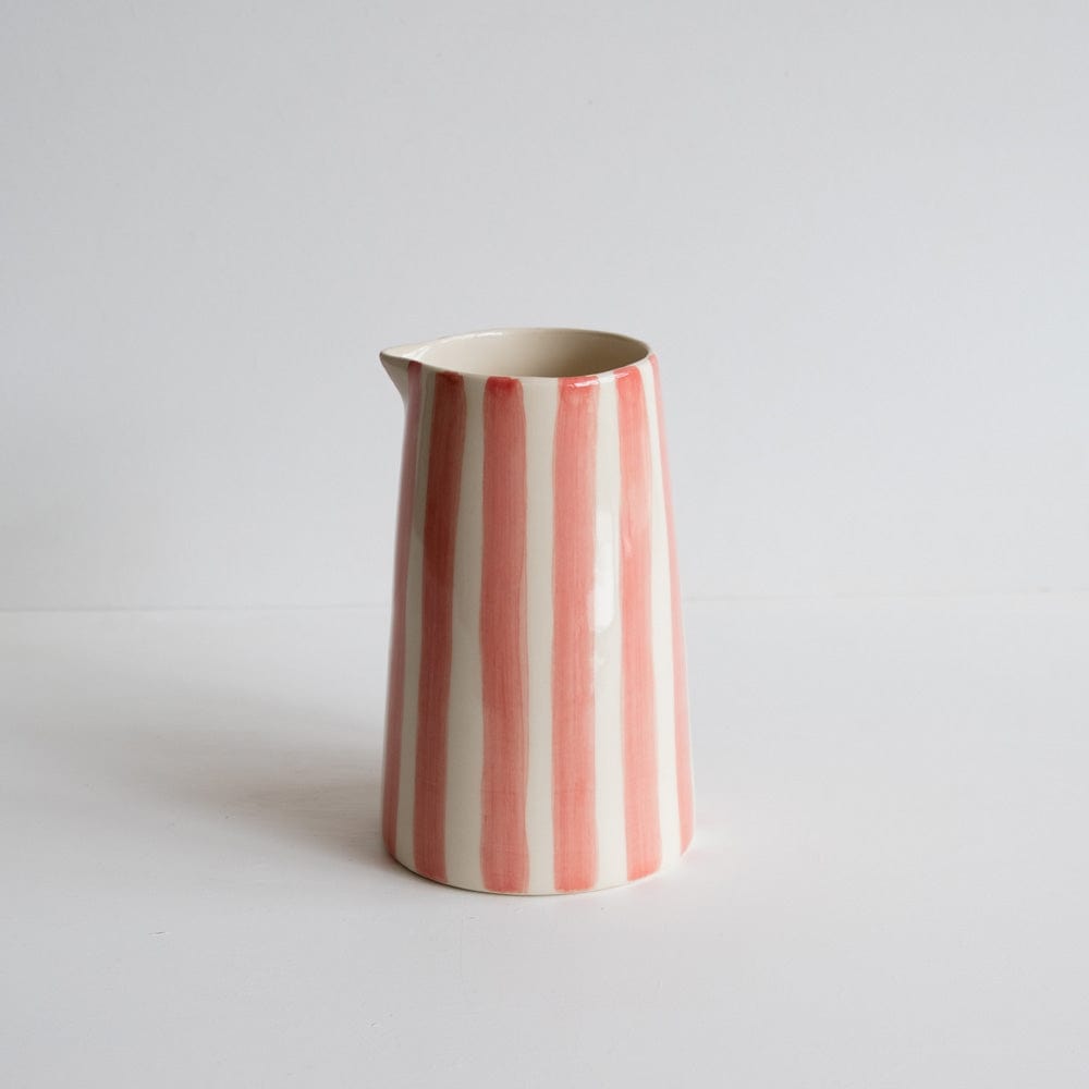 Chinaware Musango Large Jug Candy Stripe / Rose 20737