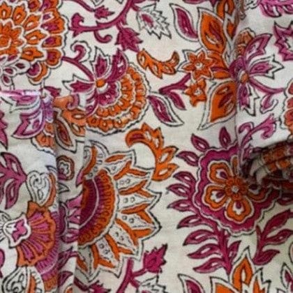 Tablecloths & Napkins Napkins - Pink & Orange Botanical - Set of 4 19430