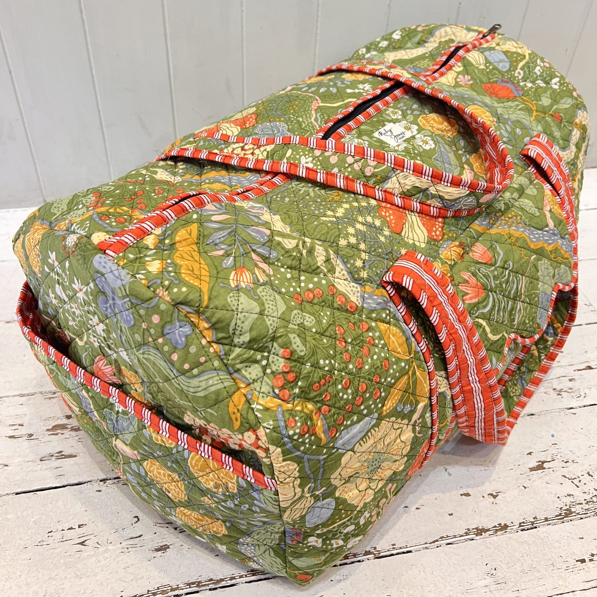 Overnighter Bags Overnighter - Nasturtiums on Green 27768