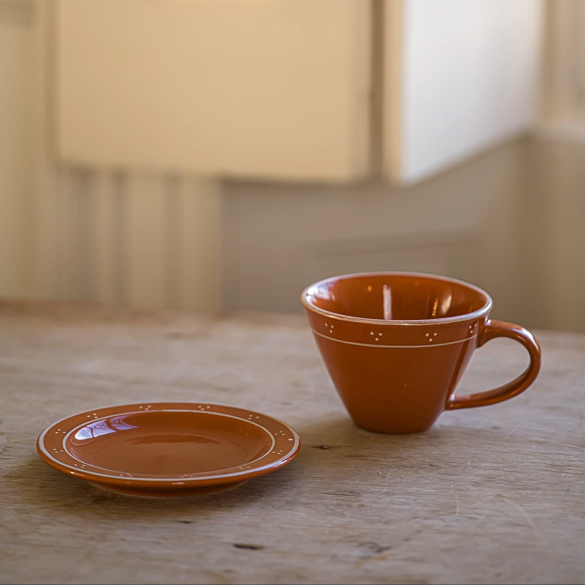 Cup & Saucers Provence - Terracotta Small Plate 27782