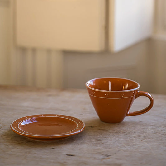 Cup & Saucers Provence - Terracotta Small Plate 27782