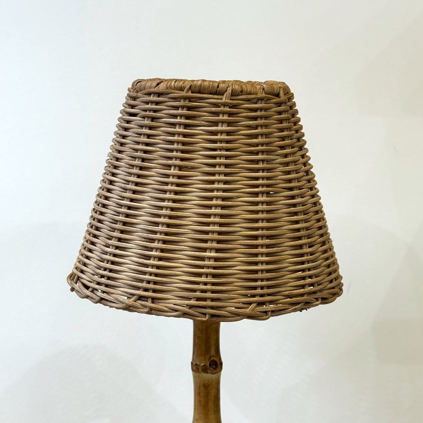 Rechargeable Lamps Rechargeable Bamboo & Rattan Table Lamp 26869