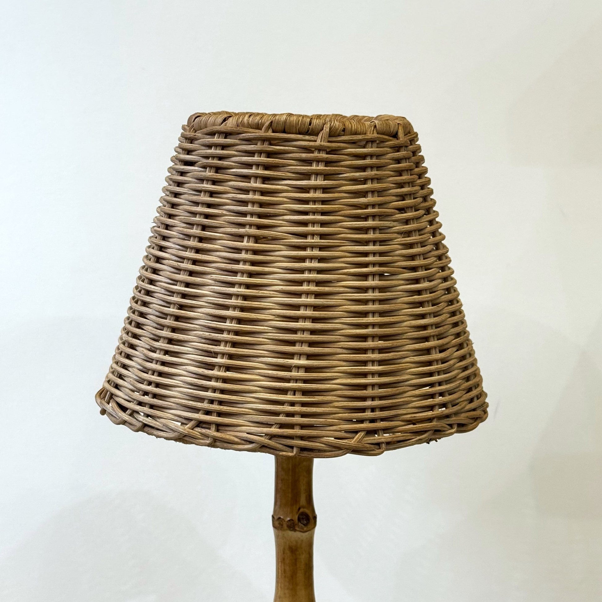 Rechargeable Lamps Rechargeable Bamboo & Rattan Table Lamp 26869