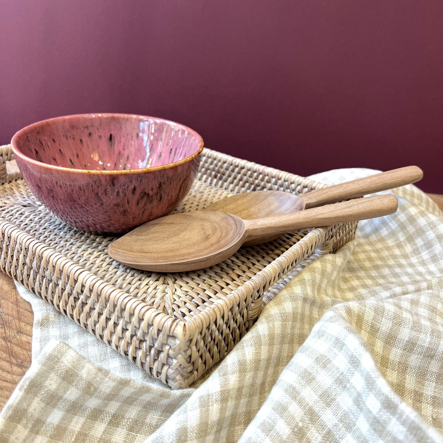 Kitchenalia Rectangular Rattan Tray