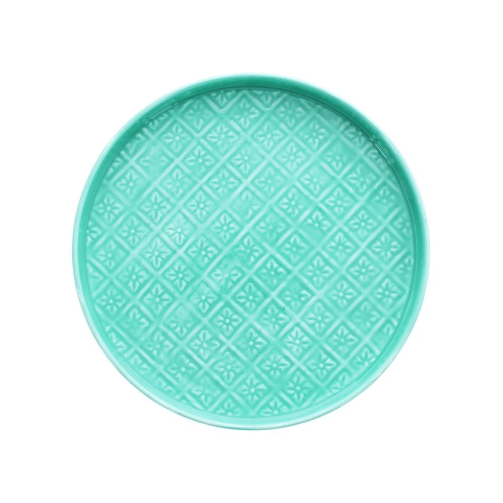 Kitchenalia Round Enamel Tray - 30cm