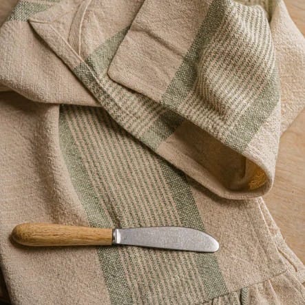 Cloth Rustic Stripe Napkin - Set of 2 Sage 27853