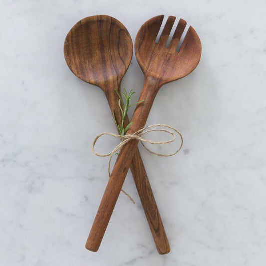 Kitchenalia Salad Server, set of Two - Acacia 24526