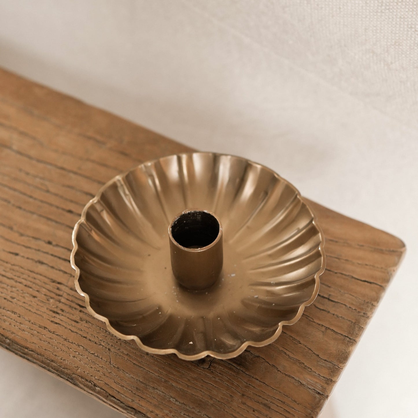 Pillar Candle Holders Scalloped Candle Holder 23463