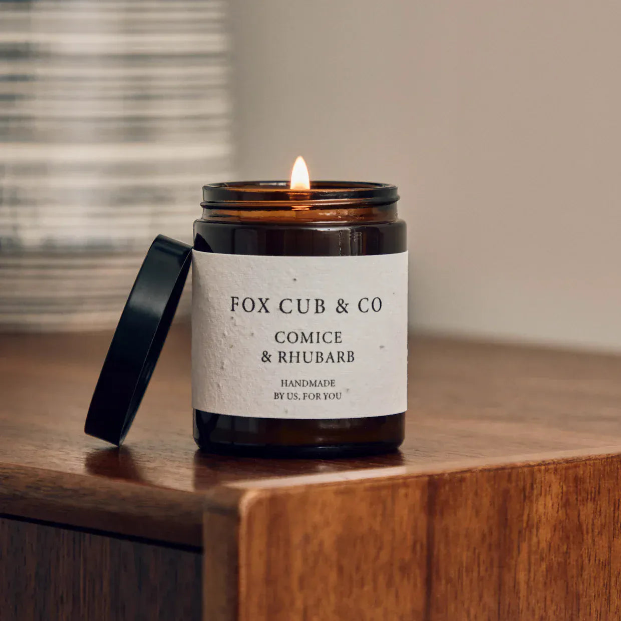 Other Candles Single Wick Soy Candle Jar Comice & Rhubarb 25951