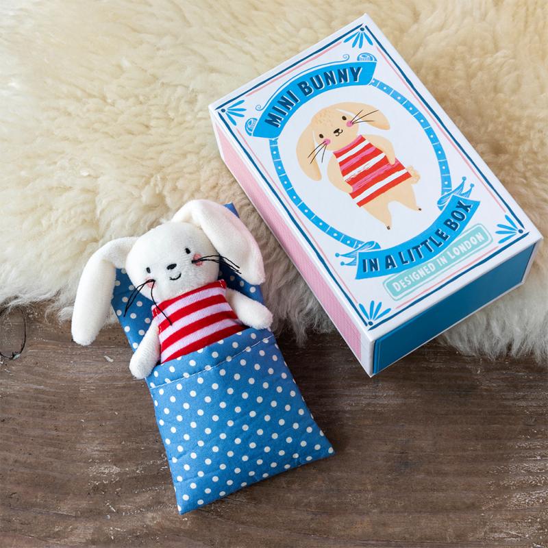Toys Soft Toy - Mini Bunny in a Little Box 26086
