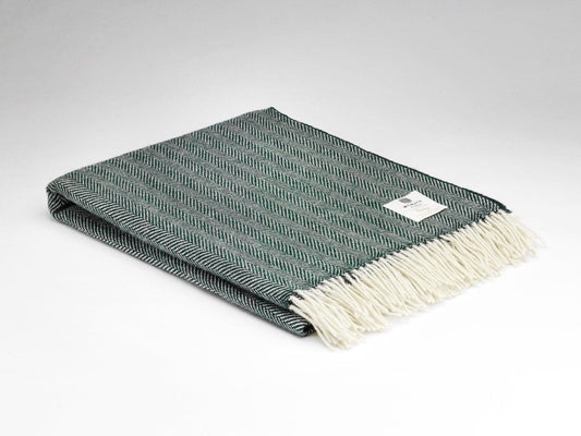 Woollen Throws Spruce Herringbone Throw 23775