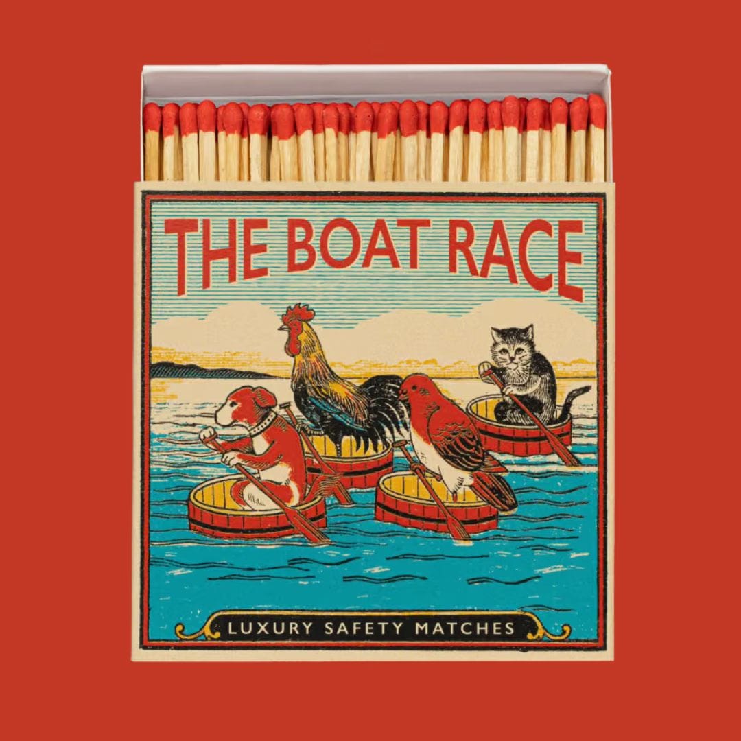 Matches in Pots Square Matchbox - Boat Race 29019