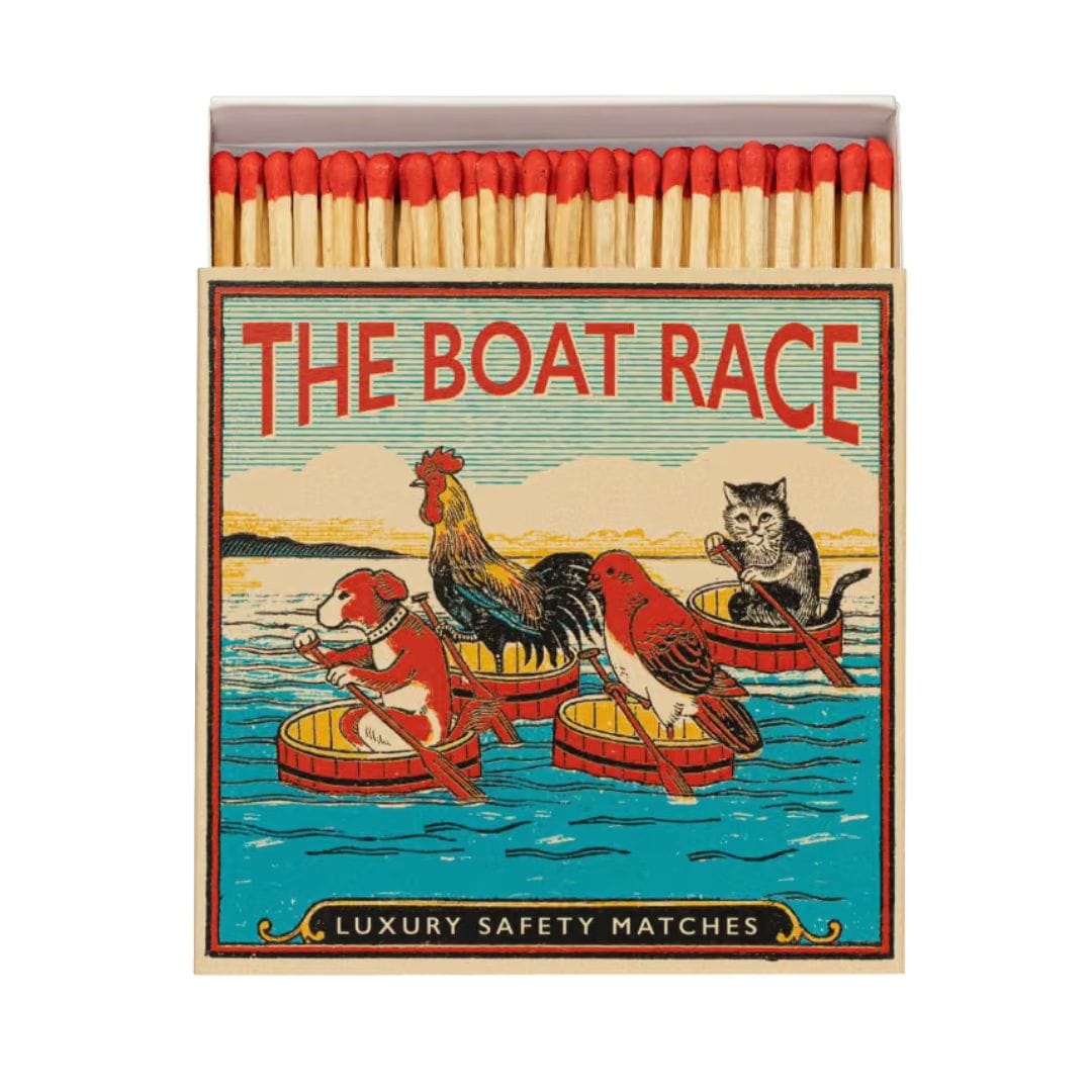 Matches in Pots Square Matchbox - Boat Race 29019