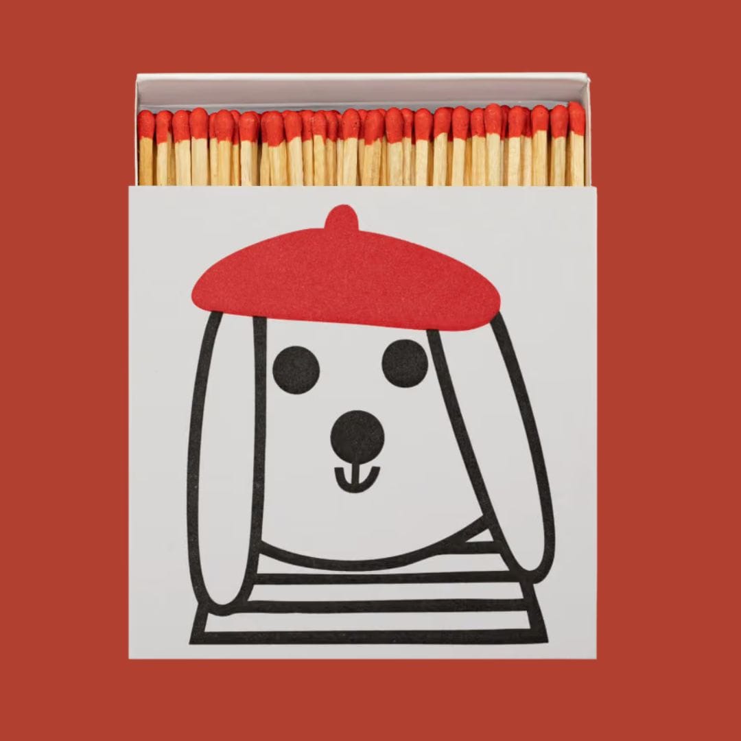 Matches in Pots Square Matchbox - Dog 29020