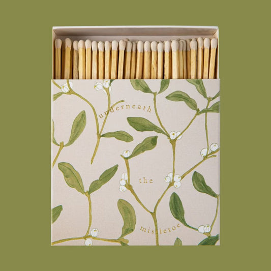 Matches in Pots Square Matchbox - Mistletoe 29024