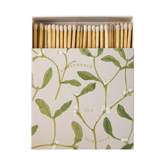 Matches in Pots Square Matchbox - Mistletoe 29024