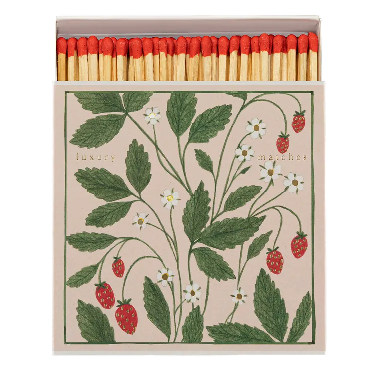 Misc Square Matchbox Strawberry 27904