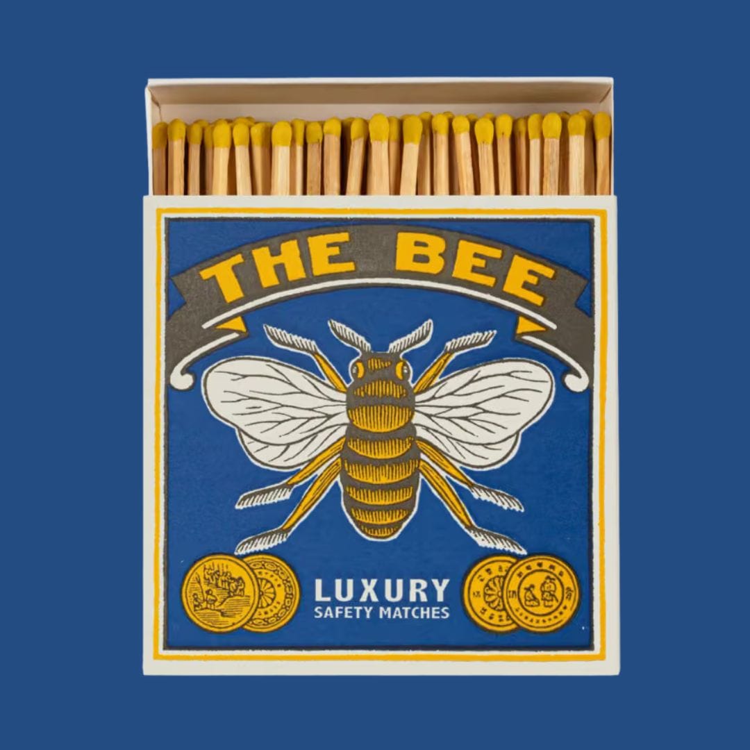 Matches in Pots Square Matchbox - The Bee 29017
