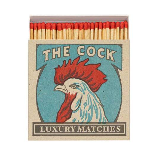 Matches in Pots Square Matchbox - The Cock 29015