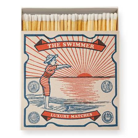 Misc Square Matchbox The Swimmer 27899