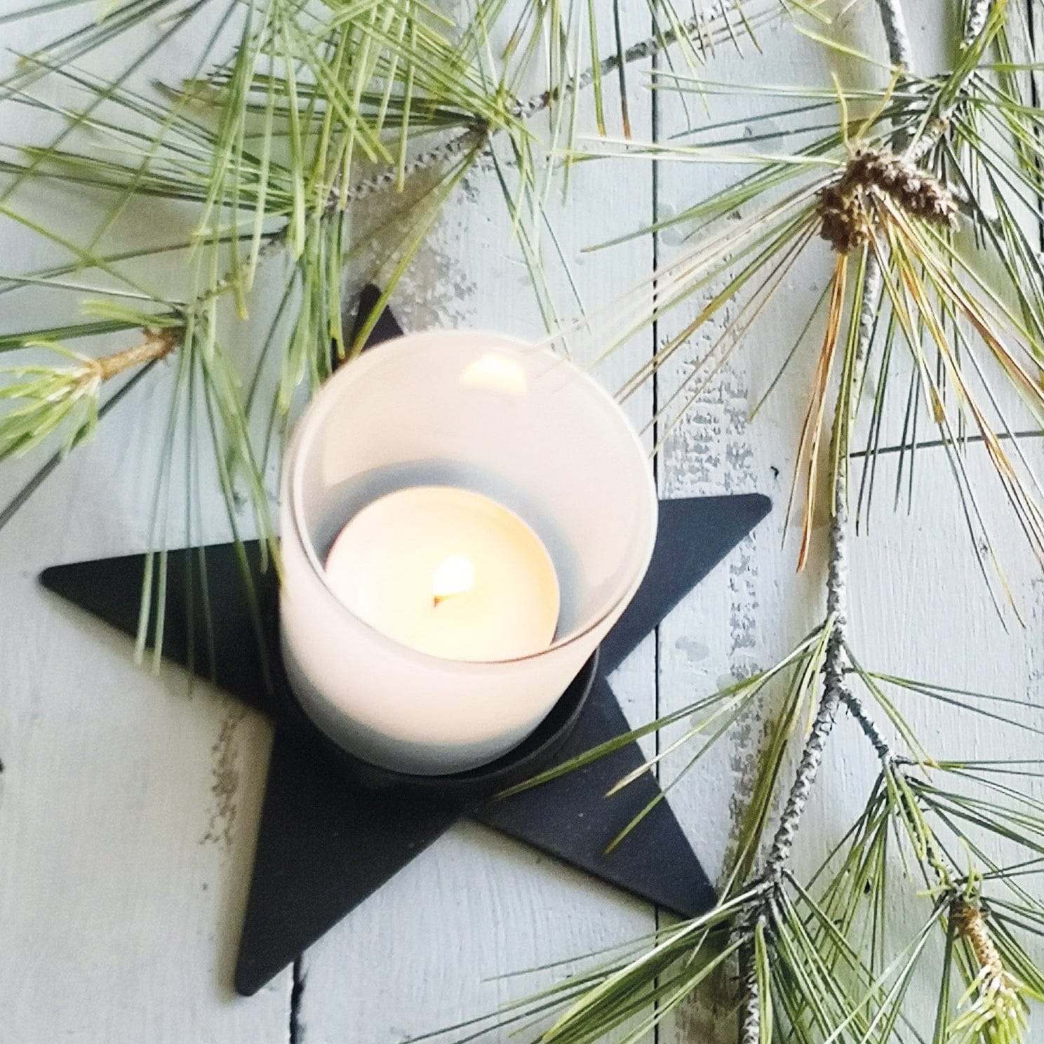 T-lights Star Votive - Rust 23576