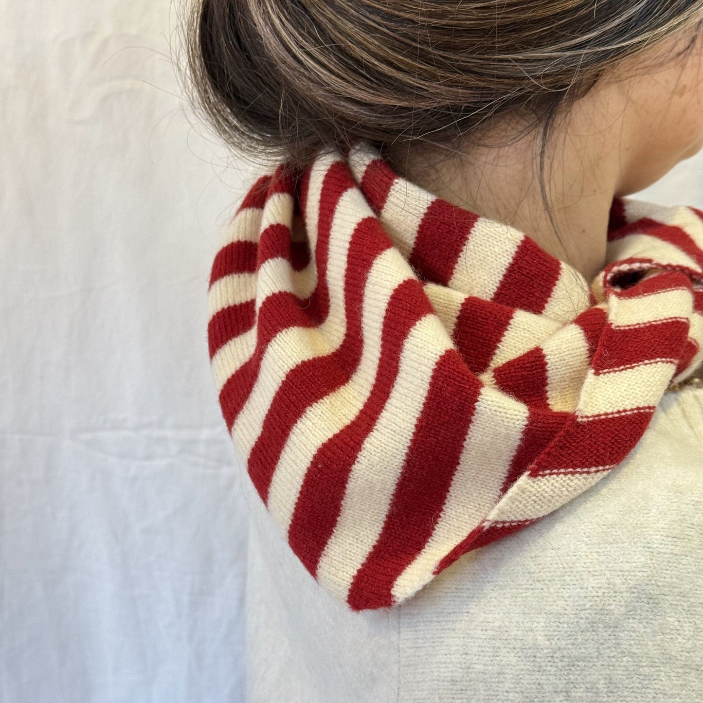 Other Fashion Striped Triangle Scarf
