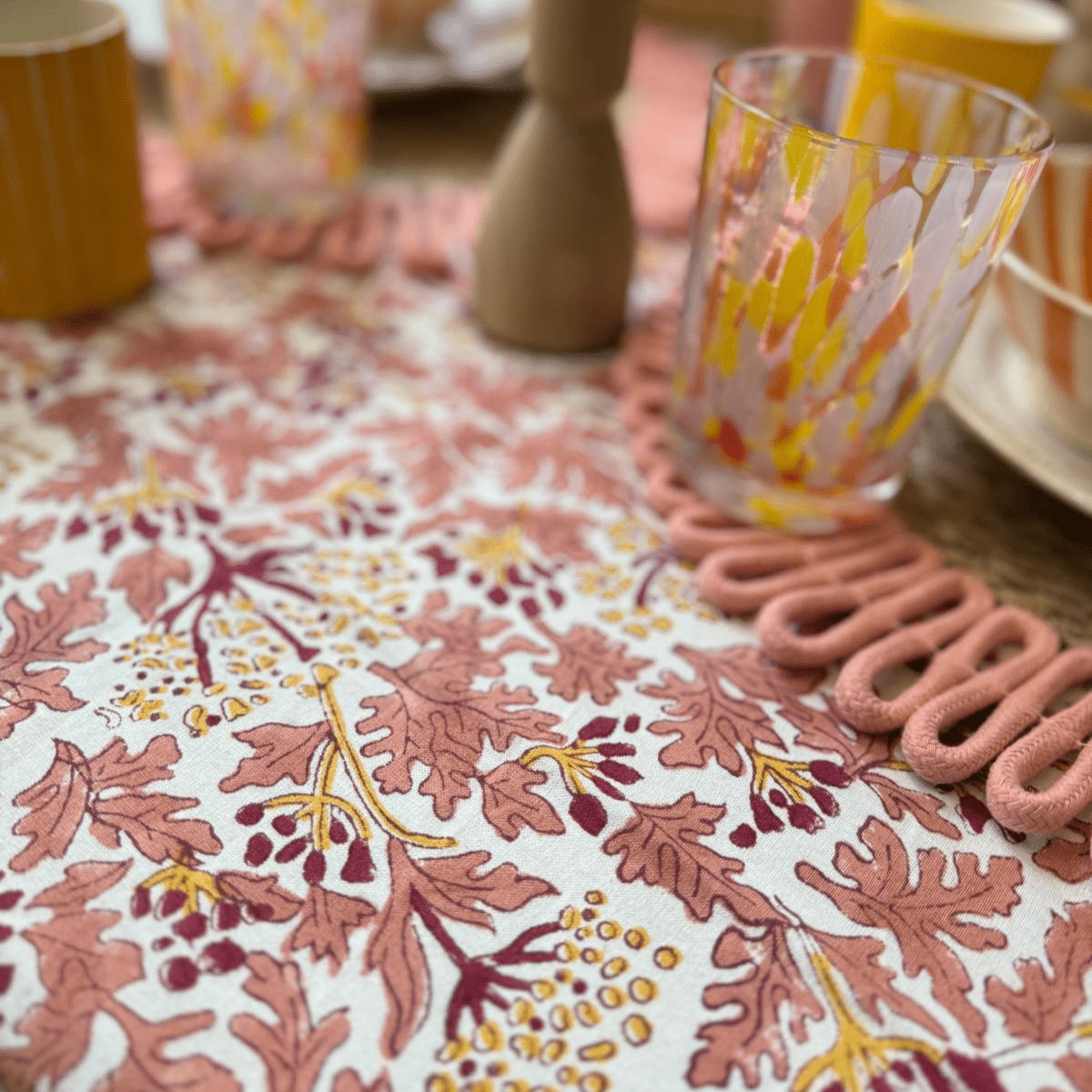 Tablecloths Tablecloth - Burnt Umber Orchard