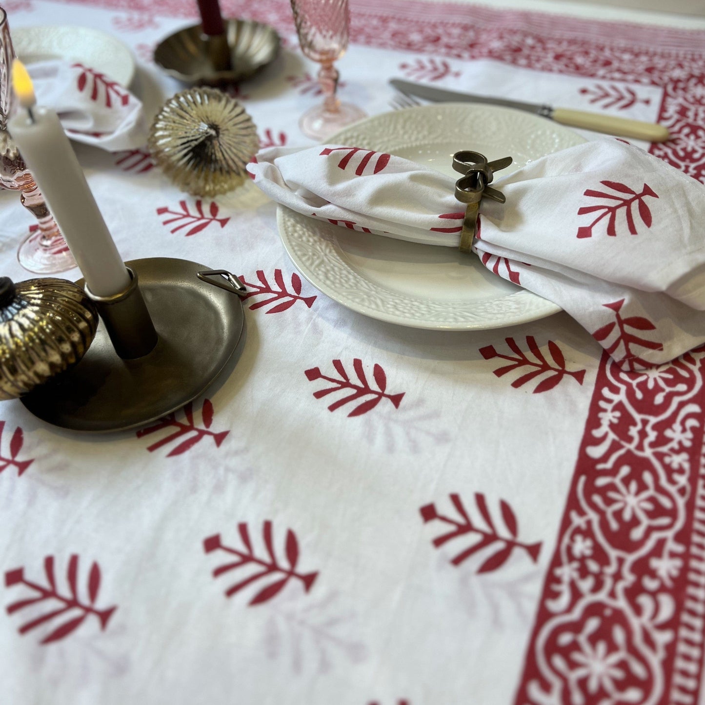 Tablecloths Tablecloth - Christmas Red