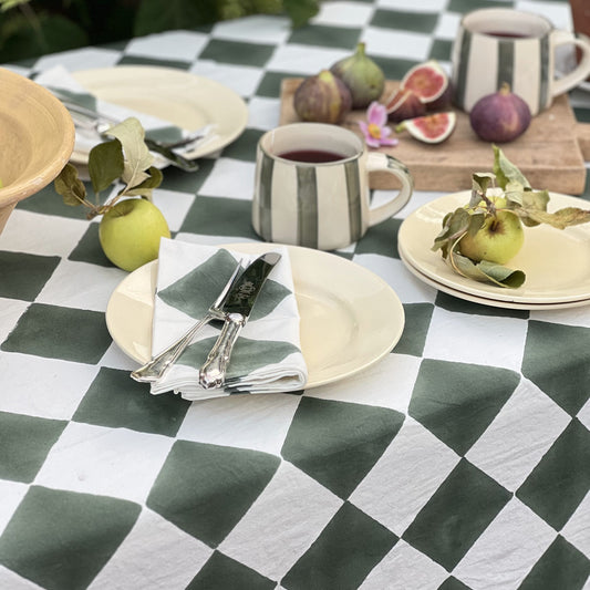 Tablecloths Tablecloth - Eucalyptus Tiles