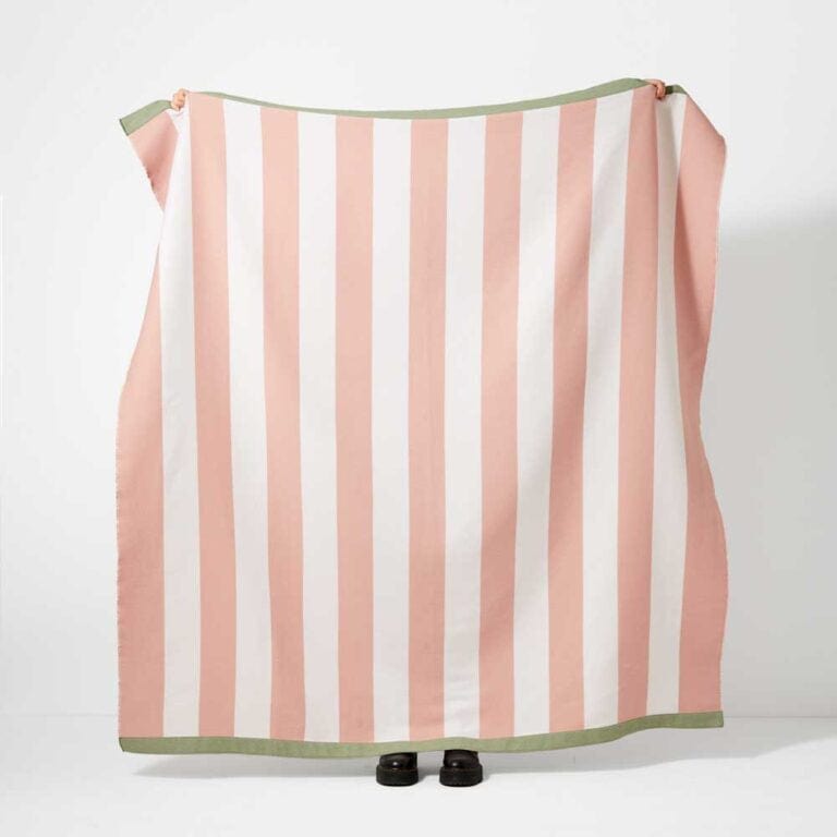 Misc Throw - Recycled Cotton Devon Stripe