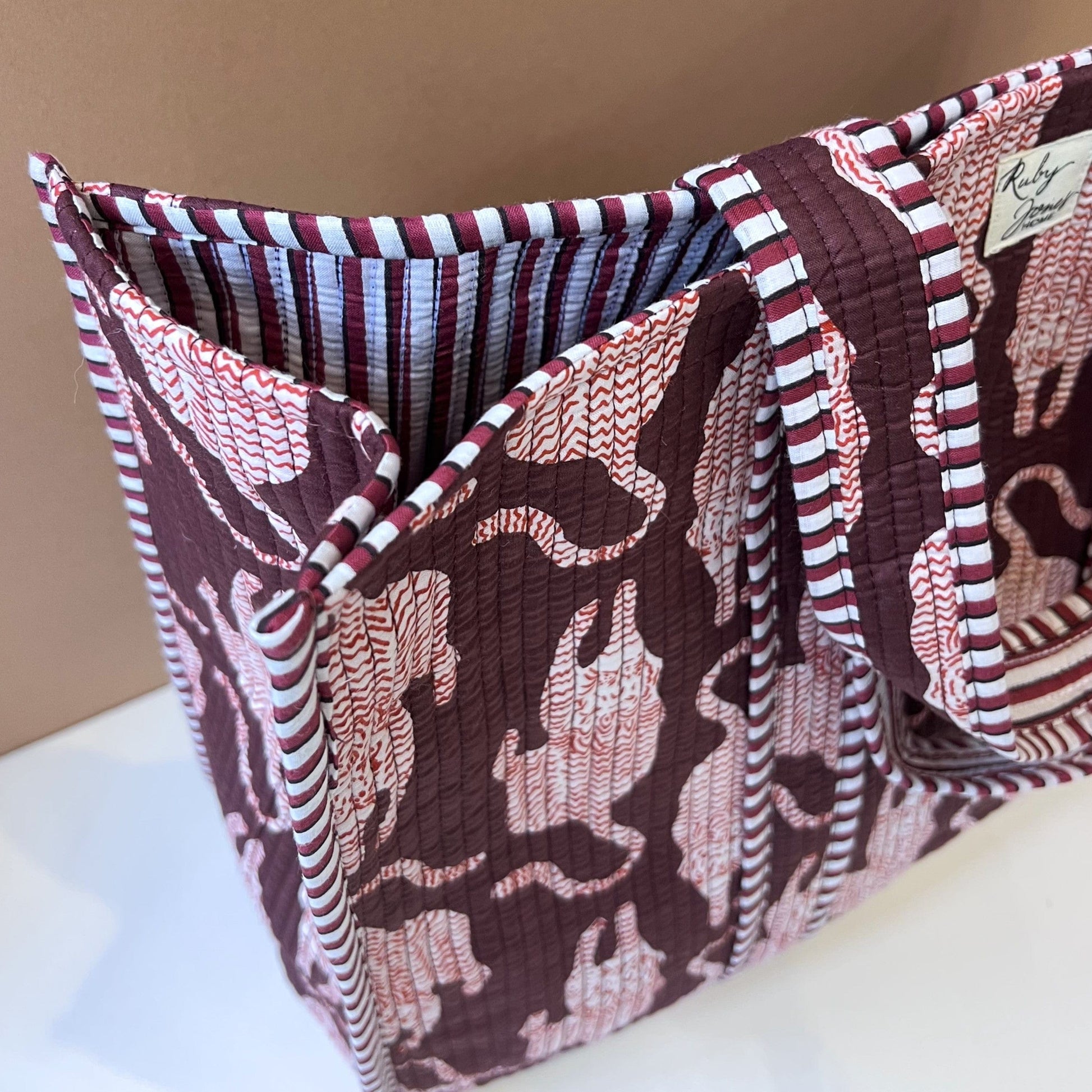 Tote Bags Tote - Red Tigers on Conker 26875