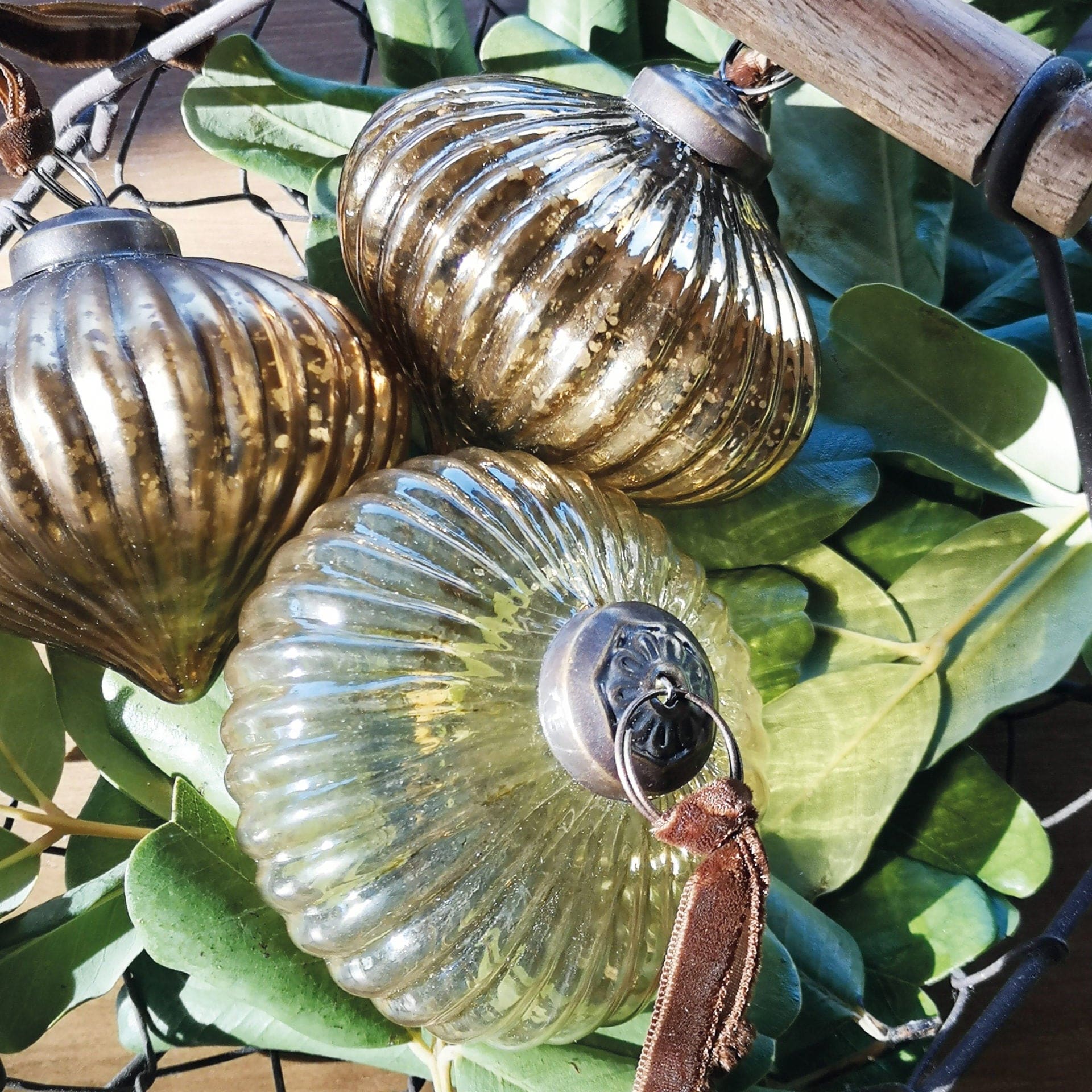 Xmas Tree Decorations Ribbed Onion 26197