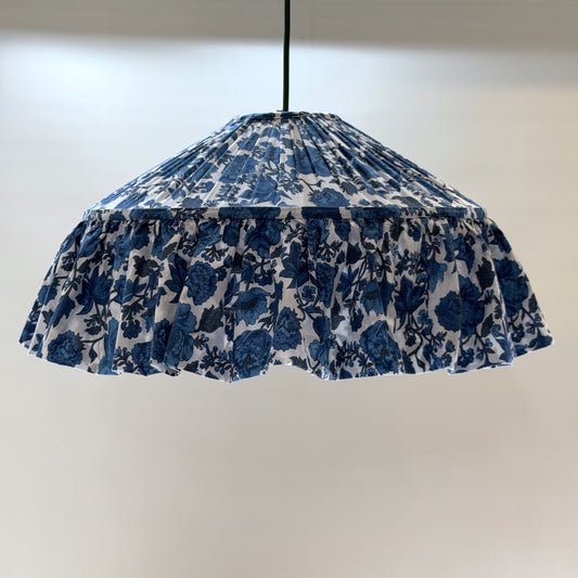 Umbrella Umbrella Lampshade - Indigo Blooms 27741